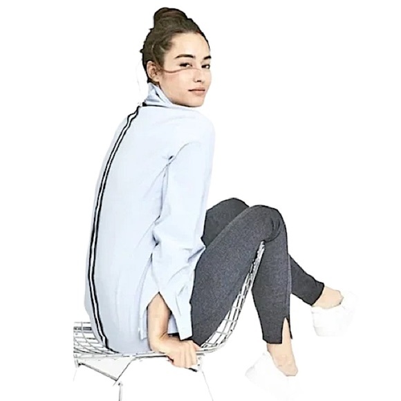 ATHLETA Mercer Split Hem Cropped Leggings in herringbone - Picture 2 of 11